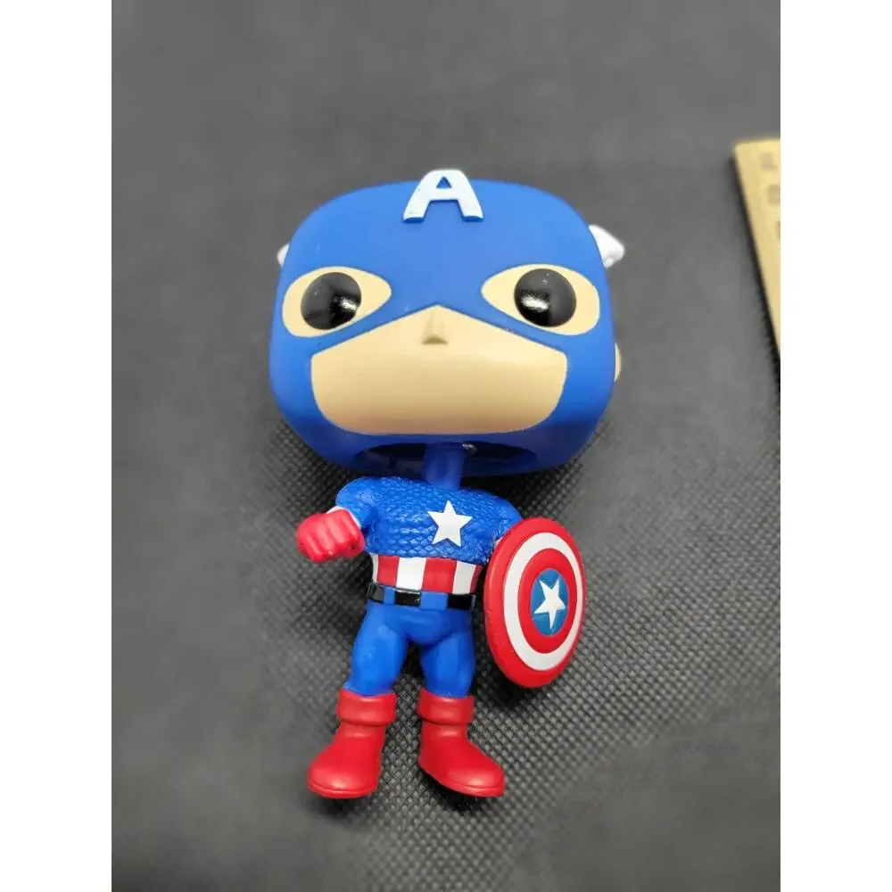 Funko Marvel Captain America Bobblehead Vinyl Figure Lot of 2
